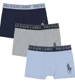 Undertøj*Polo Ralph Lauren Acc Polo Ralph Lauren Boxershorts - 3-pak - Office Blue