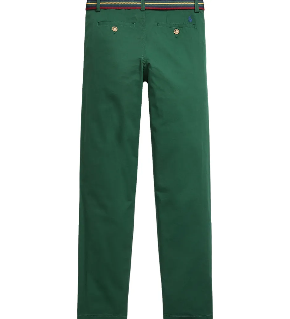 Konfirmationstøj*Polo Ralph Lauren Bukser - Bedford - Grøn m. Bælte