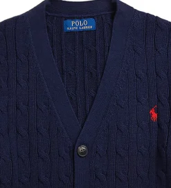 Børn Polo Ralph Lauren Cardigan - Strik - Cable - Navy