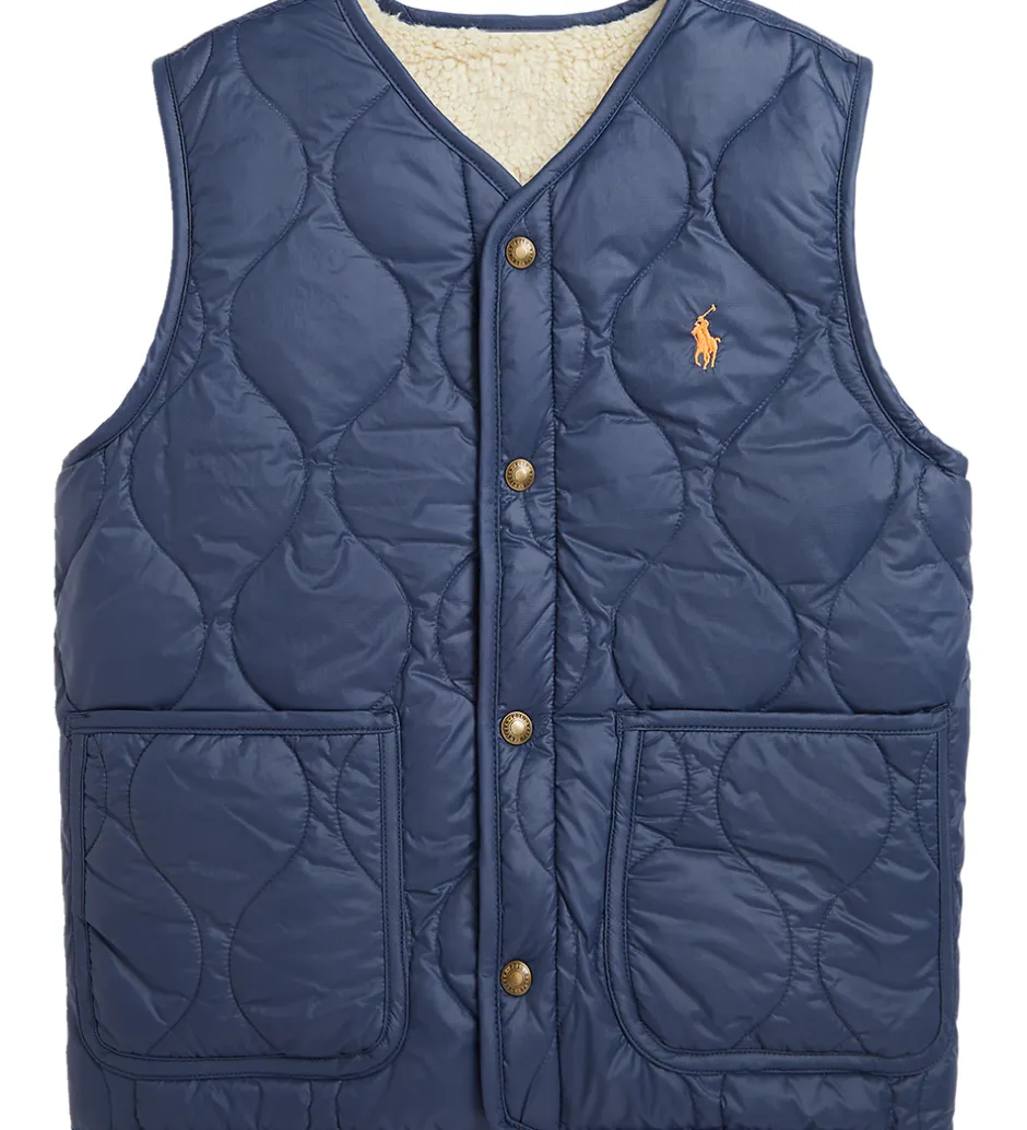 Dunveste Og Dyneveste*Polo Ralph Lauren Dunvest m. Fleece - Vendbar - Navy/Beige