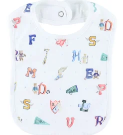 Hagesmække*Polo Ralph Lauren Hagesmæk - Hvid m. Print