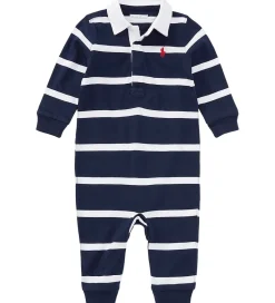 Børn Polo Ralph Lauren Heldragt - Refined Navy/Hvidstribet