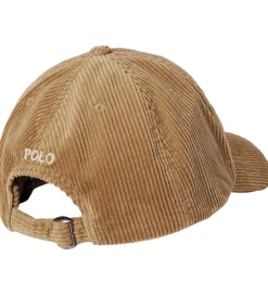 Kasketter*Polo Ralph Lauren Kasket- Fløjl - Jodphur Tan/Multi PP