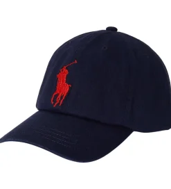 Børn Polo Ralph Lauren Kasket - Navy /Rød m. Logo