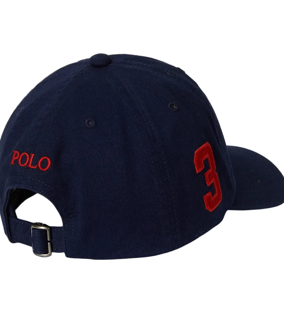 Børn Polo Ralph Lauren Kasket - Navy /Rød m. Logo