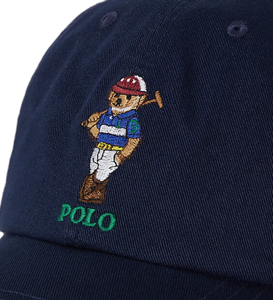 Børn Polo Ralph Lauren Kasket - Bear - Newport Navy