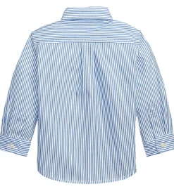 Konfirmationstøj*Polo Ralph Lauren Skjorte - Slim Fit - Blå/Hvidstribet