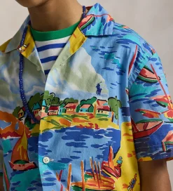 Børn Polo Ralph Lauren Skjorte - Andy Camp - Multifarvet m. Strandpri