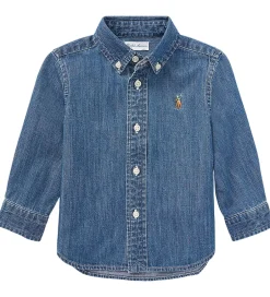Børn Polo Ralph Lauren Skjorte - Denim - Dark Blue