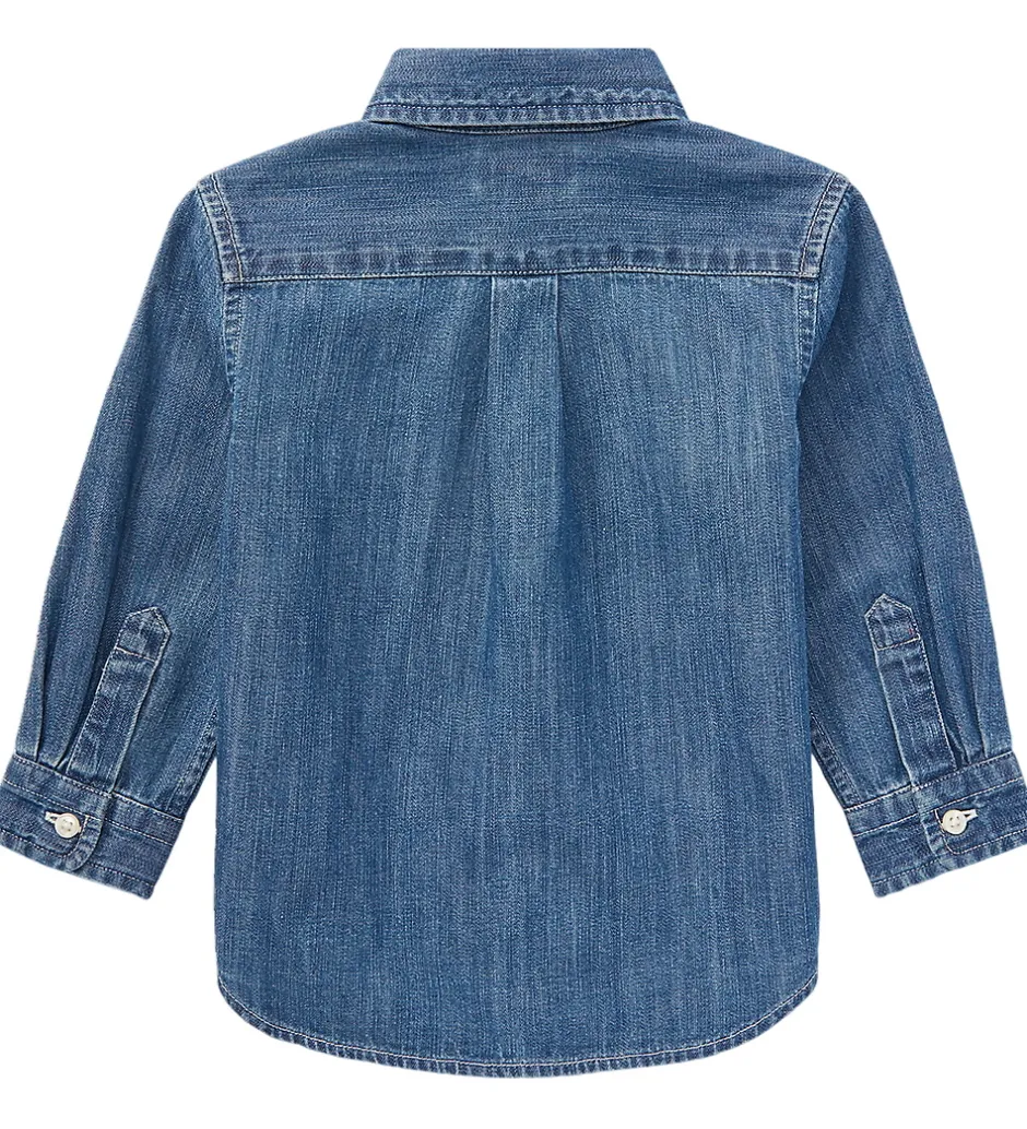 Børn Polo Ralph Lauren Skjorte - Denim - Dark Blue