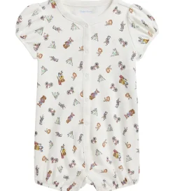 Børn Polo Ralph Lauren Sommerdragt - Hvid m. Sommerprint