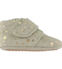 Børn Pom Pom Skindfutter - Beginners Velcro - Noos - Gold Dot