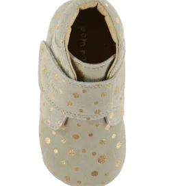 Børn Pom Pom Skindfutter - Beginners Velcro - Noos - Gold Dot