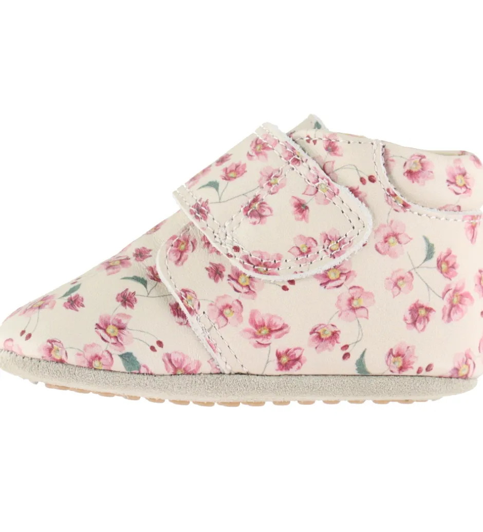 Begyndersko*Pom Pom Skindfutter - Beginners Velcro - Autumn Anemone AOP