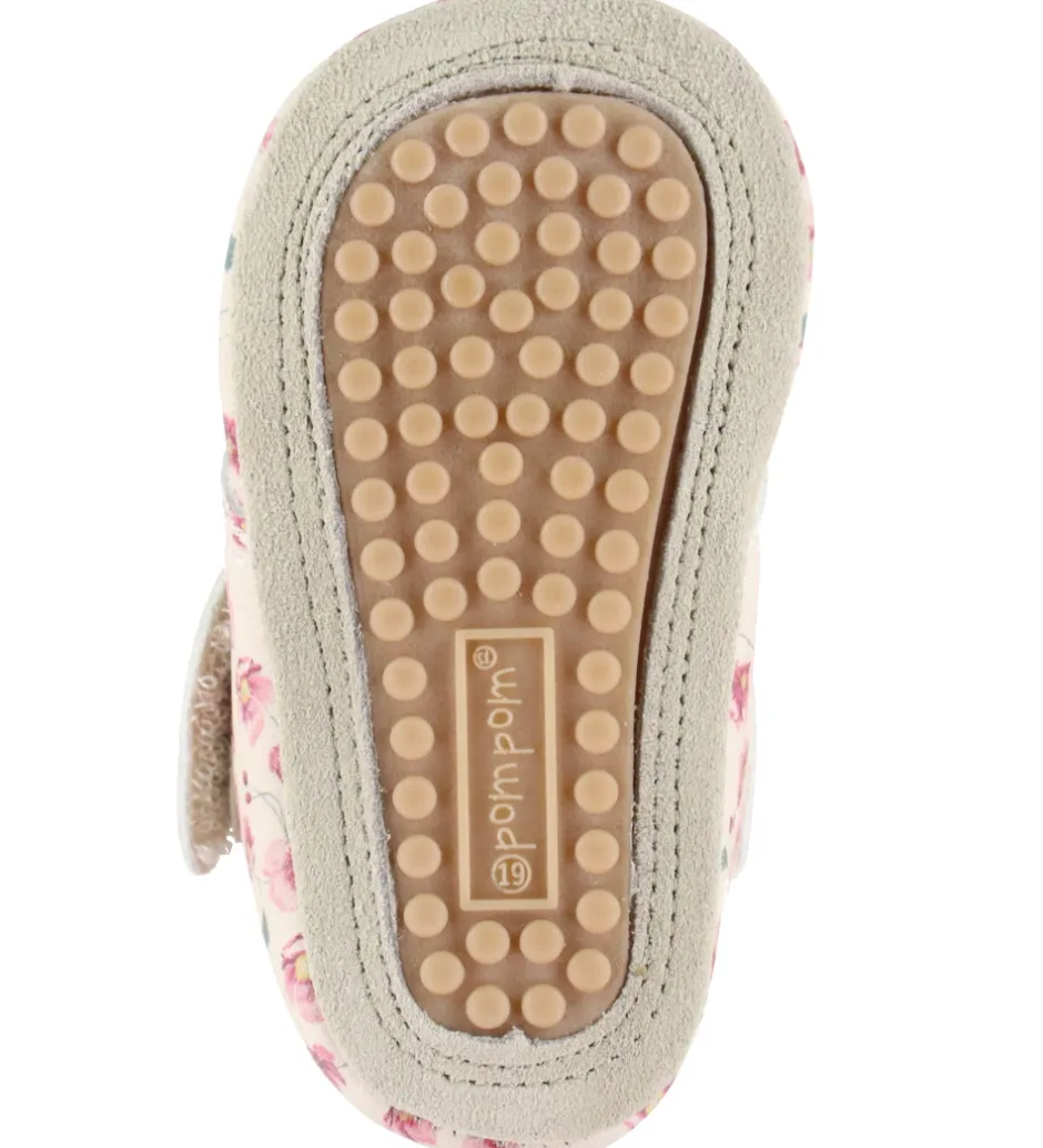 Begyndersko*Pom Pom Skindfutter - Beginners Velcro - Autumn Anemone AOP