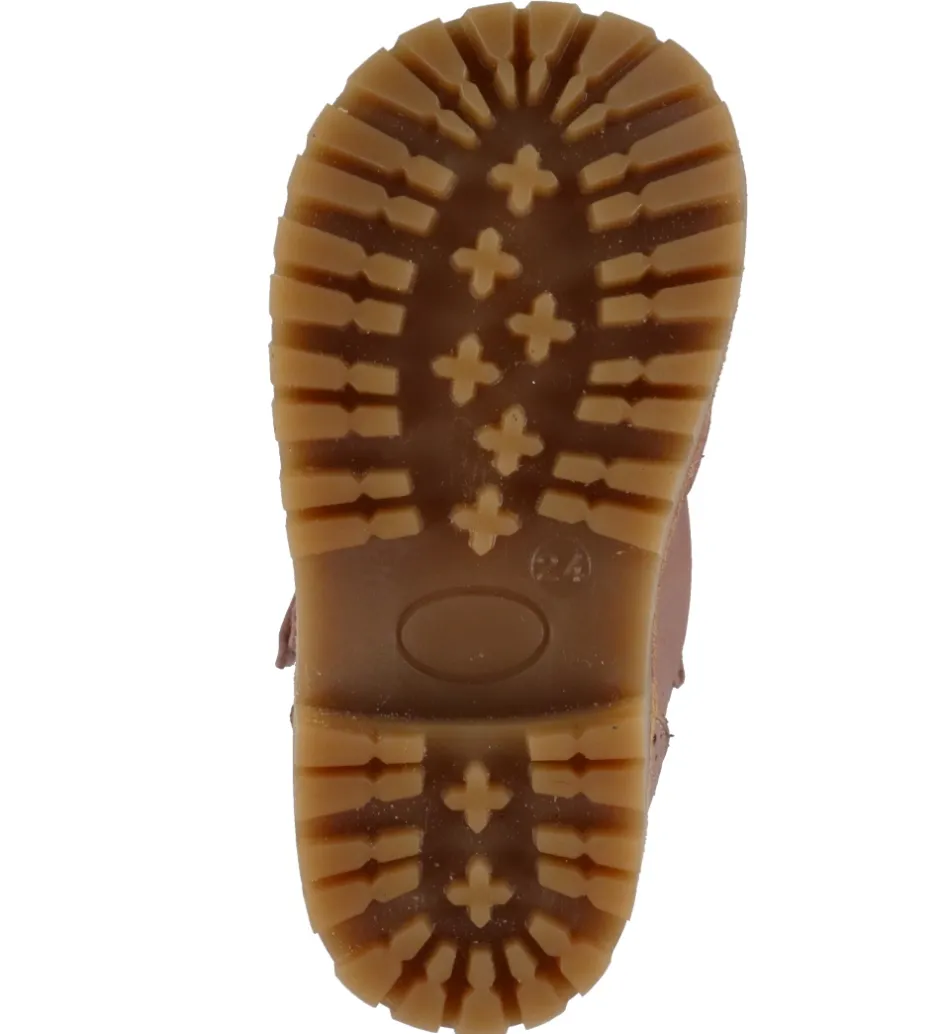 Vinterstøvler*Pom Pom Vinterstøvler - Broque Velcro Boot Tex - Dark Rose
