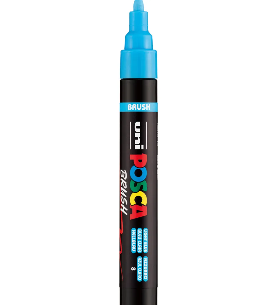 Tuscher Og Farver|Kreativ Leg*Posca Tusch - PC-5BR - Lyseblå