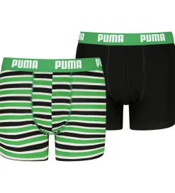 Børn Puma Boxershorts - Everyday - 2-pak - Grøn/Sort