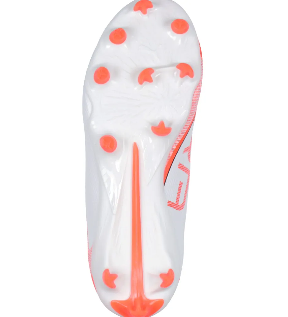 Fodboldstøvler - Kunst (Ag)|Fodboldstøvler - Græs (Fg)*Puma Fodboldstøvler - Ultra 5 Match FG/AG Jr - Hvid/Sort/Glowing