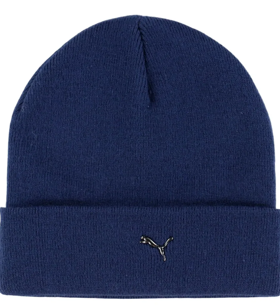 Huer Og Hatte*Puma Hue - Strik - Metal Cat - Navy