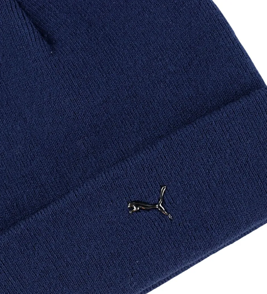 Huer Og Hatte*Puma Hue - Strik - Metal Cat - Navy