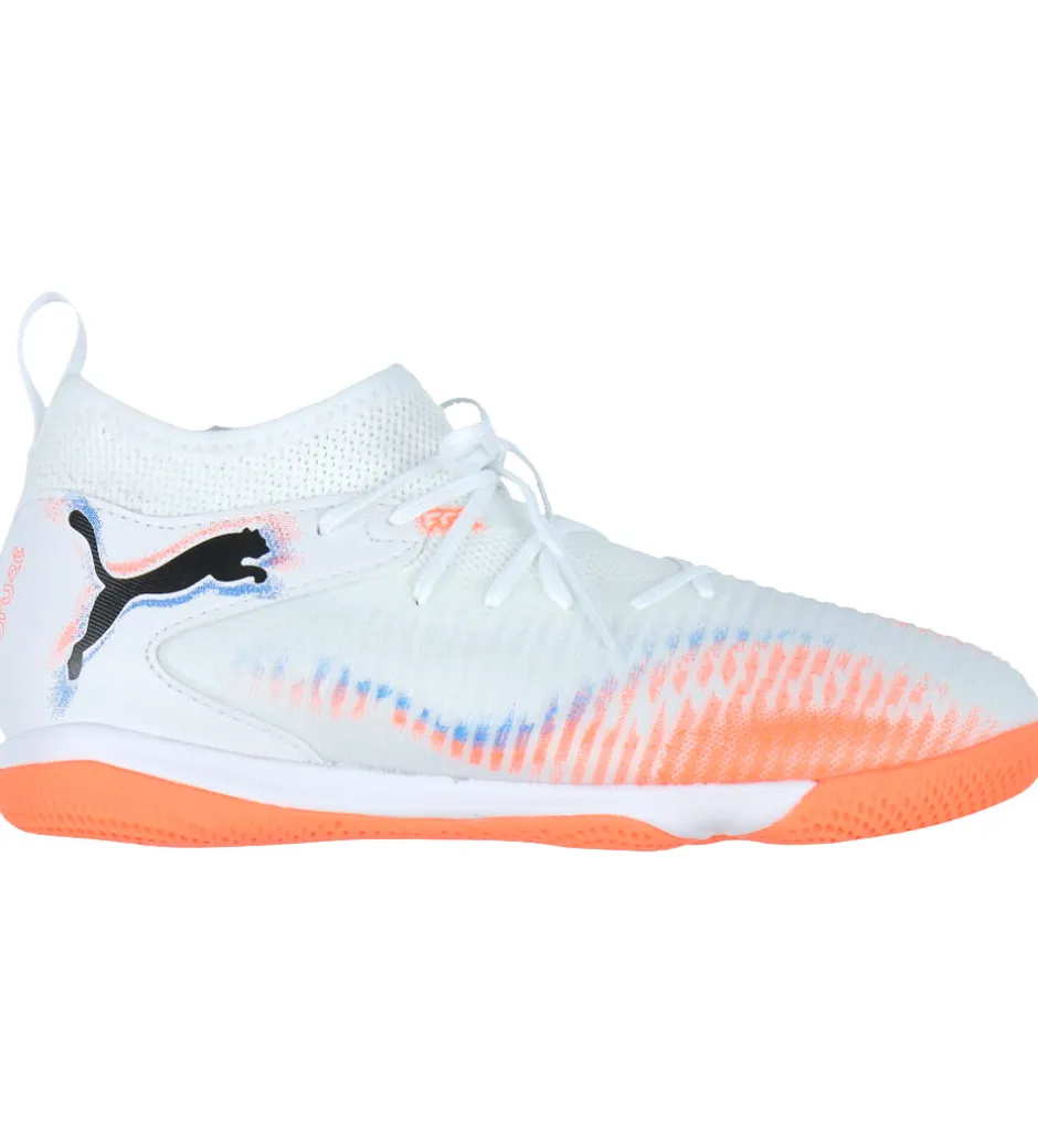 Puma Indendørssko - Future 8 Match IT+Mid - White/ Black/Glo