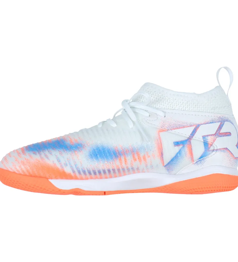 Puma Indendørssko - Future 8 Match IT+Mid - White/ Black/Glo