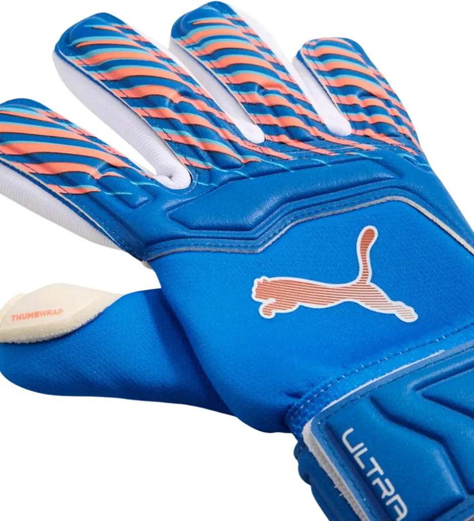 Puma Målmandshandsker - ULTRA Pro Jr - Ultra Blue/Glowing Red