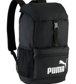 Puma Rygsæk - Phase Hooded - Black m. Hvid