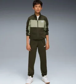 Træningssæt*Puma Træningssæt - Poly Colorblock - Dark Olive