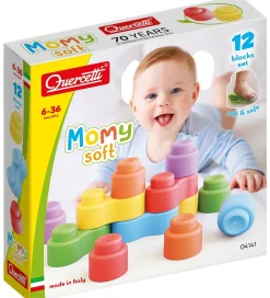 Konstruktionslegetøj|Byg Og Klodser*Quercetti Byggeklodser - 12 stk. - Momy Soft - 04141