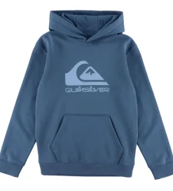 Børn Quiksilver Hættetrøje - Comp Logo - China Blue