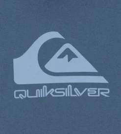Børn Quiksilver Hættetrøje - Comp Logo - China Blue