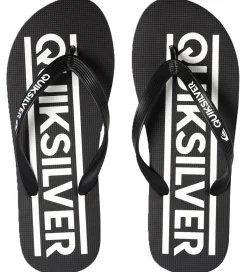 Klipklappere*Quiksilver Klipklapper - Java Wordmark - Sort/Hvid