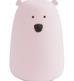 Natlamper|Lamper*Rabbit & Friends Lampe - Bjørn - 10,7x16 cm - Rosa