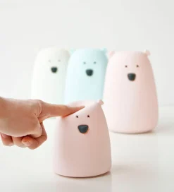 Natlamper*Rabbit & Friends Lampe - 10x8,5 cm - Lille Bjørn - Blå