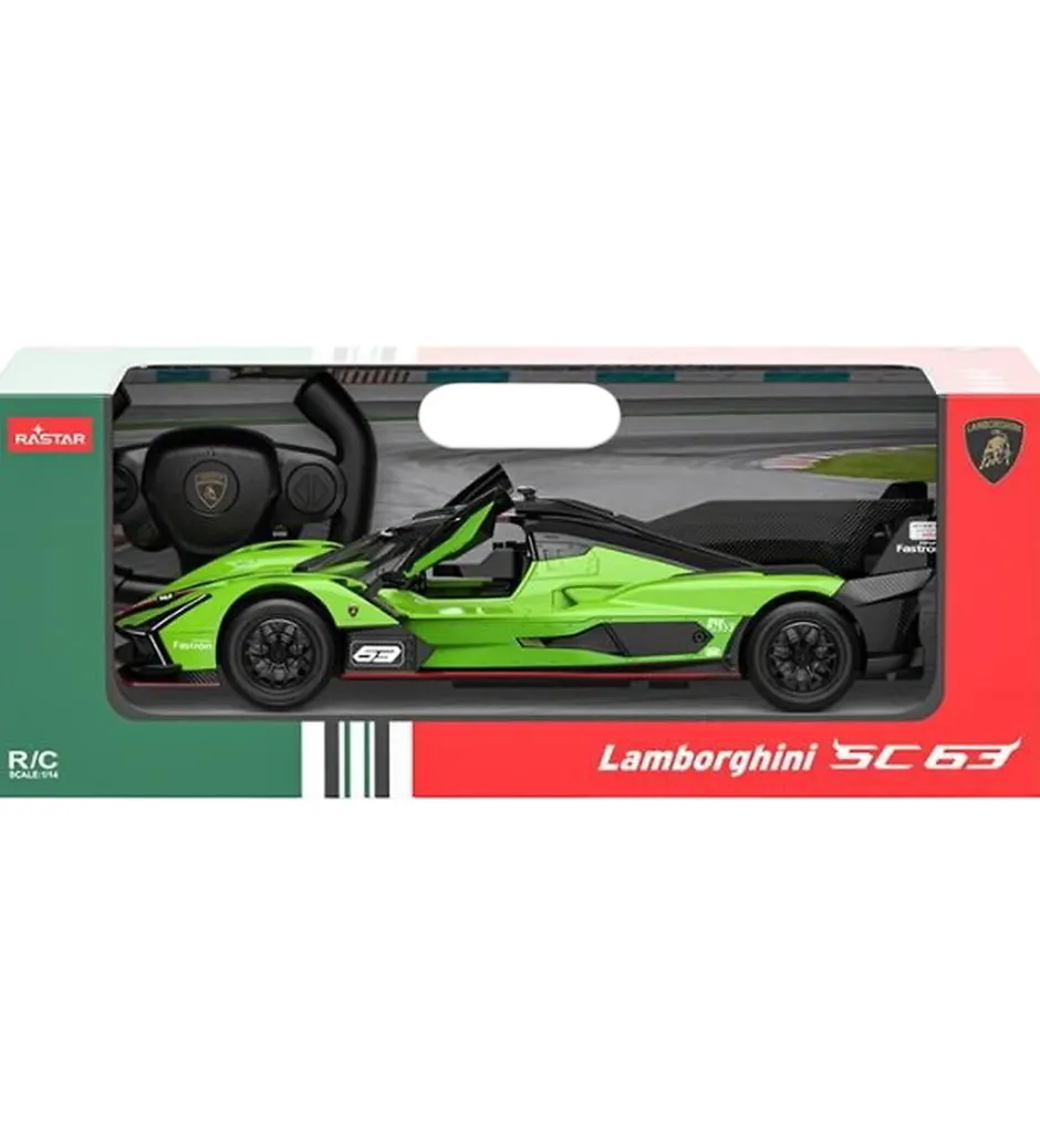Biler, Tog Og Køretøjer*Rastar Fjernstyret Bil - Lamborghini SC63 - 1:14