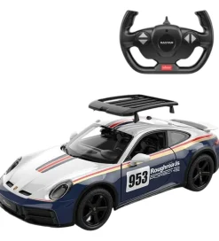 Biler, Tog Og Køretøjer*Rastar Fjernstyret Bil - Porsche 911 Dakar - 1:14