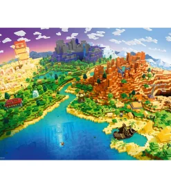Puslespil*Ravensburger Puslespil - 500 Brikker - World of Minecraft