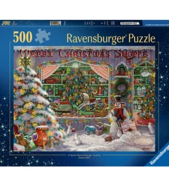 Puslespil*Ravensburger Puslespil - 500 Brikker - The Christmas Shop
