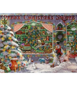Puslespil*Ravensburger Puslespil - 500 Brikker - The Christmas Shop