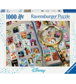 Puslespil*Ravensburger Puslespil - 1000 Brikker - Disney Stamp Album