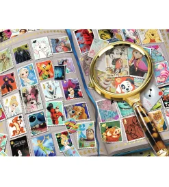 Puslespil*Ravensburger Puslespil - 1000 Brikker - Disney Stamp Album