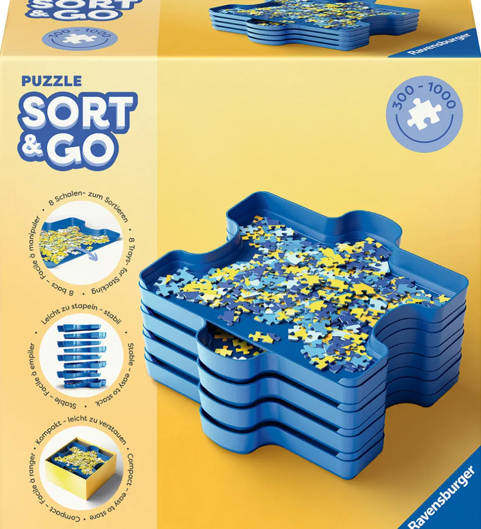 Puslespil*Ravensburger Sorteringsbakker - Puslespil - 300-1000 Brikker