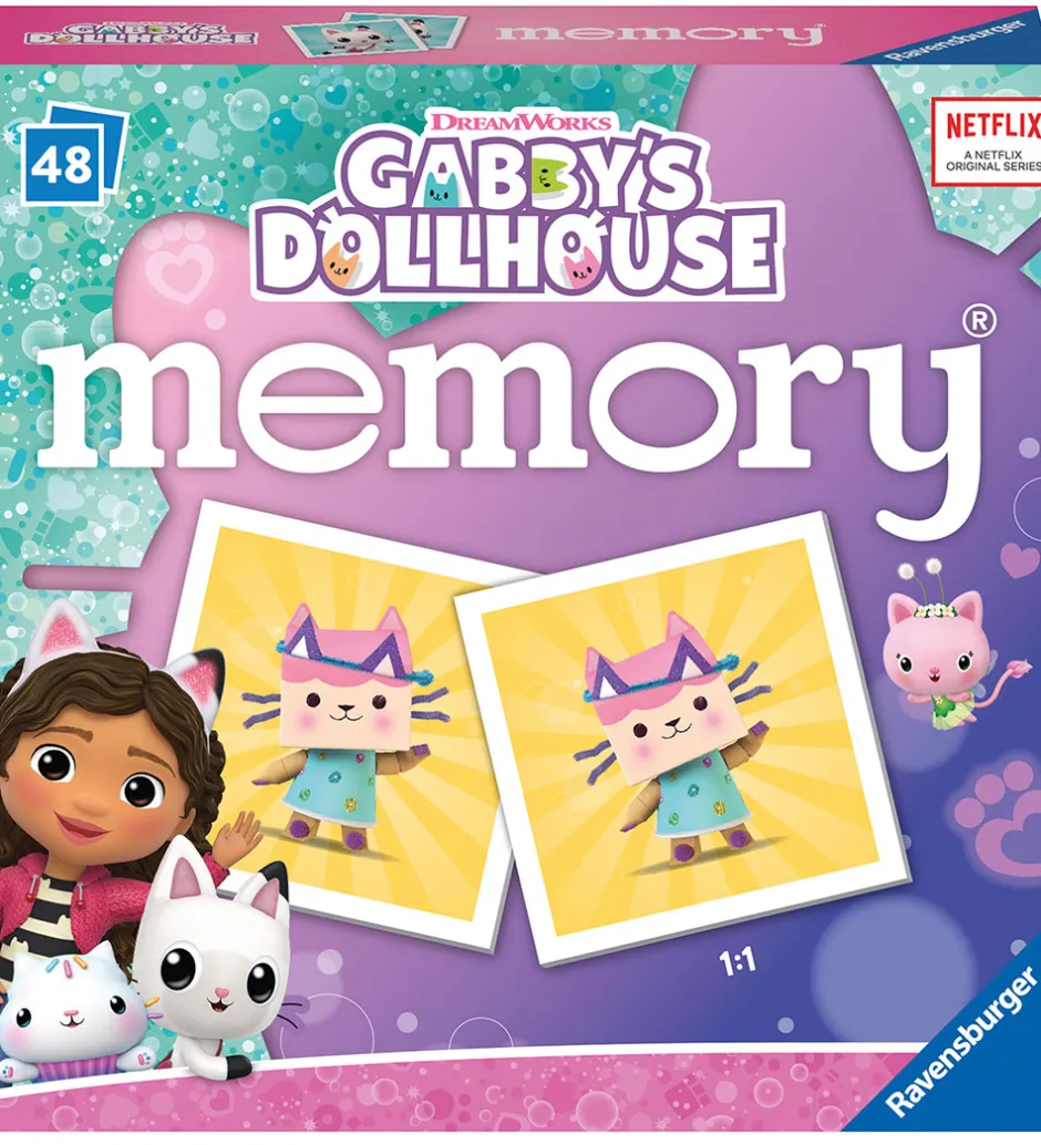 Spil*Ravensburger Vendespil - Mini - Gabby's Dollhouse