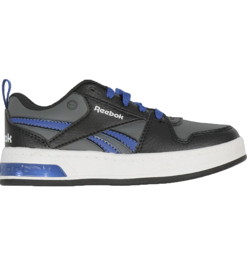 Reebok Sko m. Lys - Royal Prime Step N' Flash - Sort/Blå/Grå