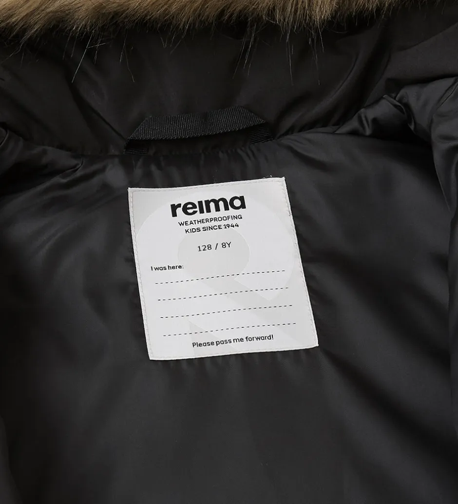 Børn Reima Dynefrakke - Luvia - Sort