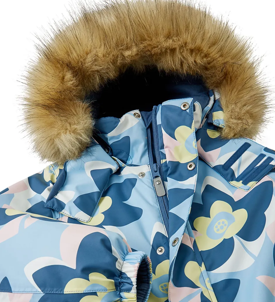 Børn Reima Flyverdragt - Kipina - Frozen Blue m. Blomster