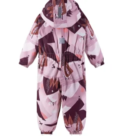 Børn Reima Flyverdragt - Puhuri - Grey Pink m. Print
