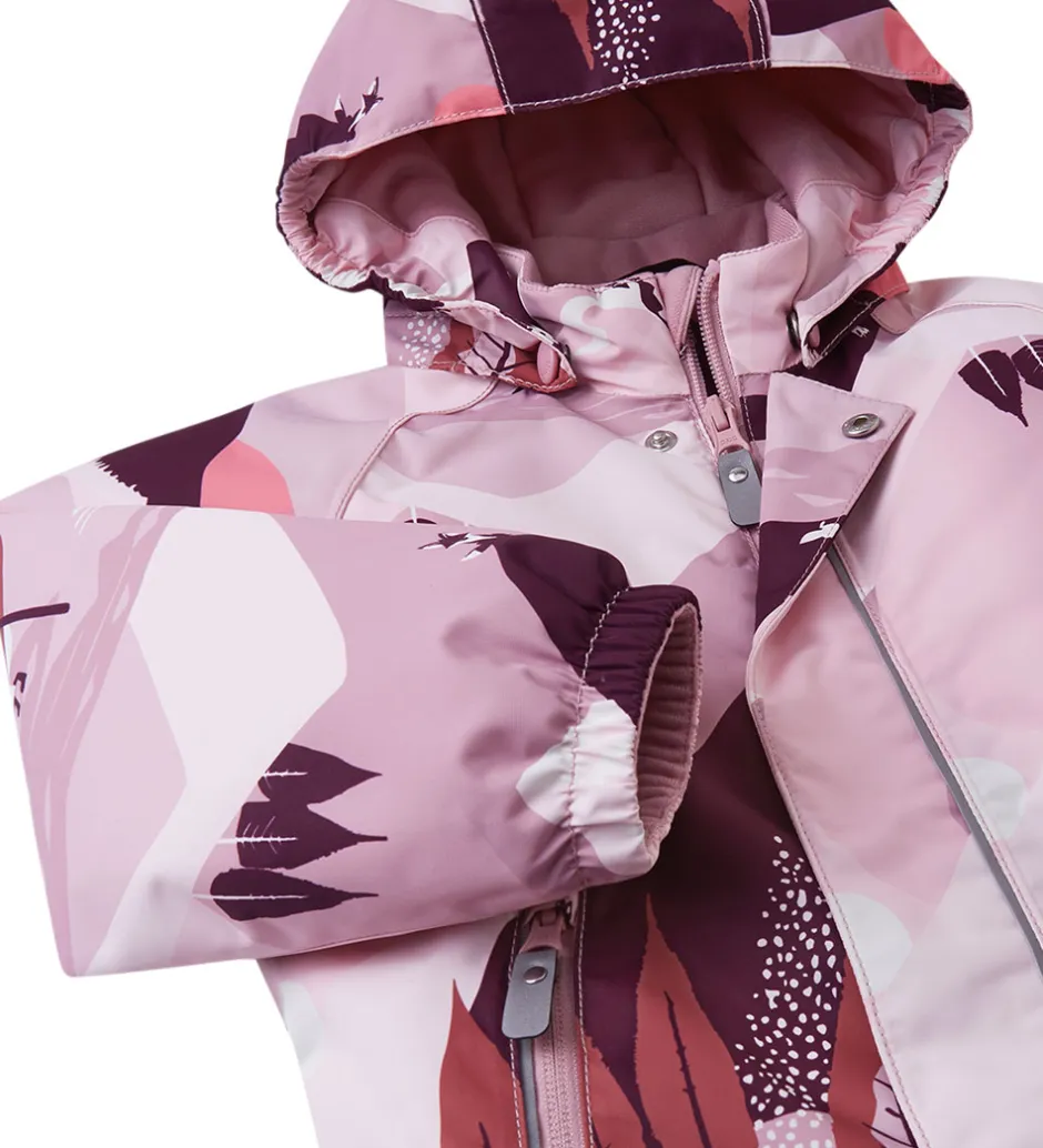 Børn Reima Flyverdragt - Puhuri - Grey Pink m. Print